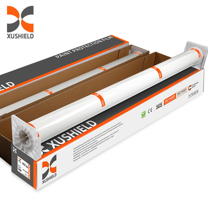 8.5mil Hohe glänzende Hydrophobie hohe Qualität Anti-Kratz-Wärme-Reparatur Klarer TPU-Autosfarbschutzfilm