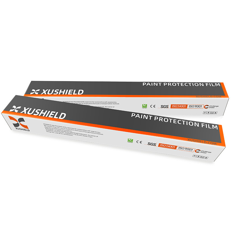 XUSHIELD 8,5 Milligramm Hochglanz-Hydrophobie hohe Qualität Anti-Kratz-Wärme-Reparatur Klarer TPU-Autofarbschutzfilm