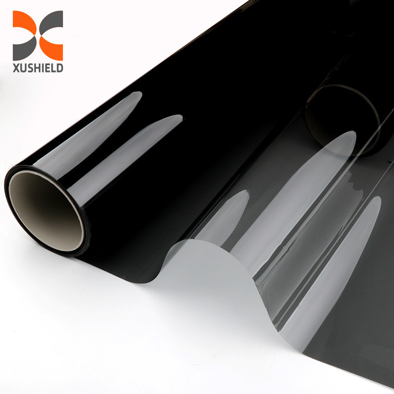 1.52*30m UV PROOf Sicherheitsfahrzeug Hersteller Sicherheit 2 Schicht Carbon Roll Automotive Glasfenster Sonnenfarbe Film