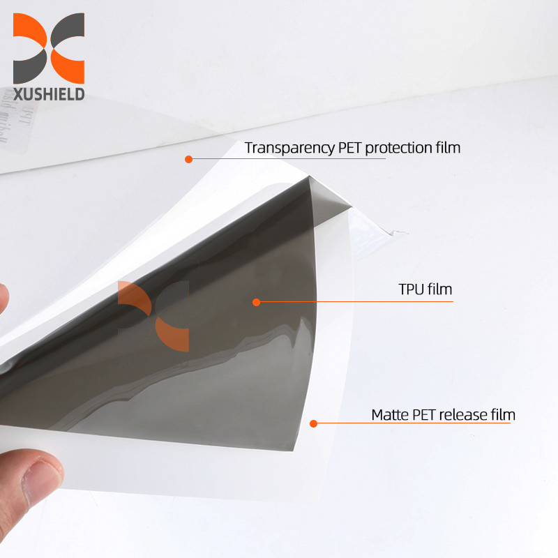 TPH TPU Fahrzeuglicht Farbfilm Licht Schwarzer Rauch Schwarzer Schwanzlicht Scheinwerfer Farbfilm