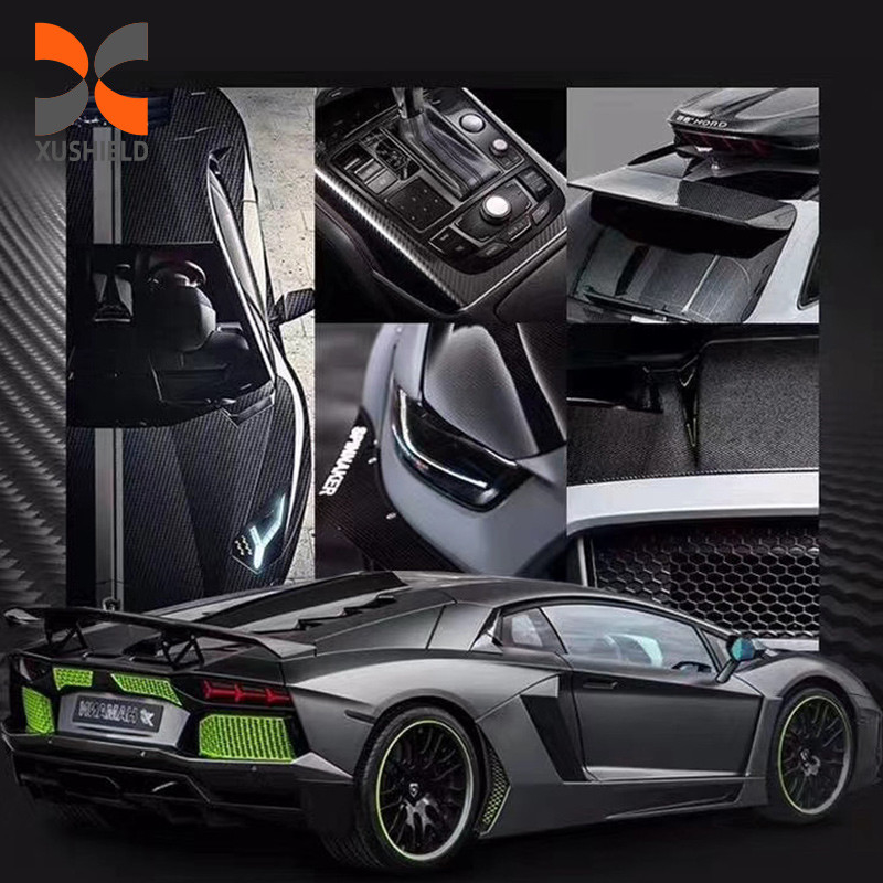 TPU-Kohlenstofffaser Auto-PPF-Schutzlicht TPU-Film Autofarbe Schutzfilm TPH pro farbige matte PPF Selbstheilung