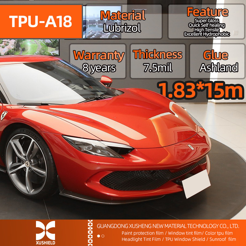 XUSHIELD PPF Film Selbstheilung TPU Stealth Film Glanz Matte Schwarz Autofarbe Schutzfilm Klares Auto Wrap Schutz