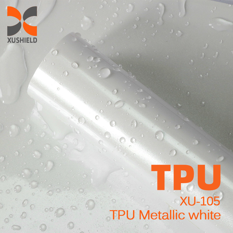 TPU Metallische weiße TPU farbige PPF-Film Selbstheilung Graue Verpackung Farbe Schutzfilm