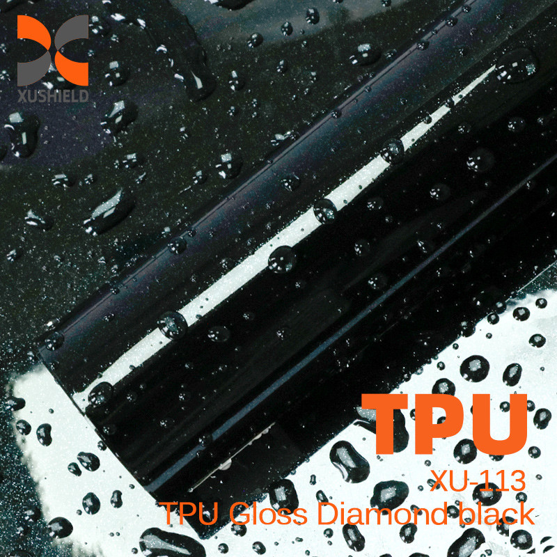 TPU Glanz Diamant schwarz 5 Jahre Garantie 6Mil Hochwertig Glanz Matte PPF TPU Selbstheilung Autofarbe Schutzfilm