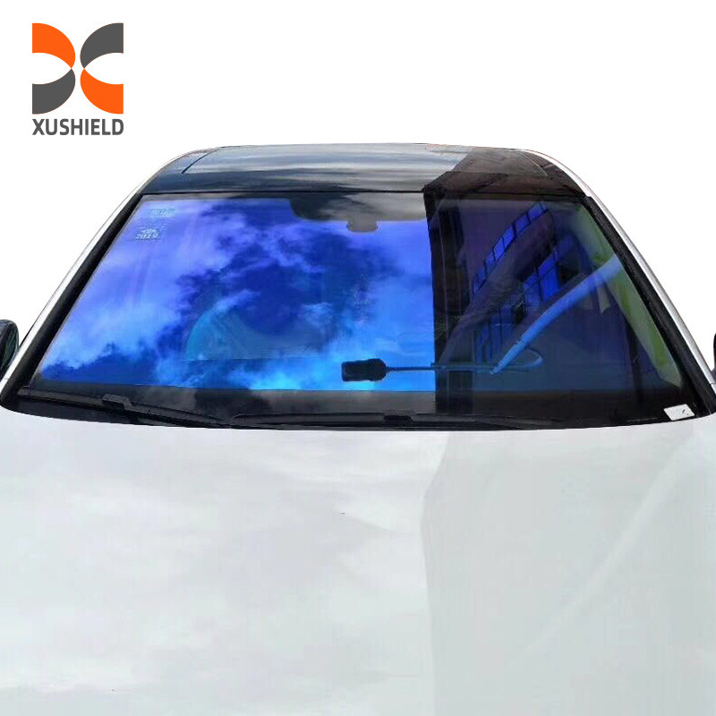 Violett Lichtschein Farbe Seitenrücken Block Farbe ppf beliebteste Kameleon Farbänder Fensterfilm Für Autofenster Färbung