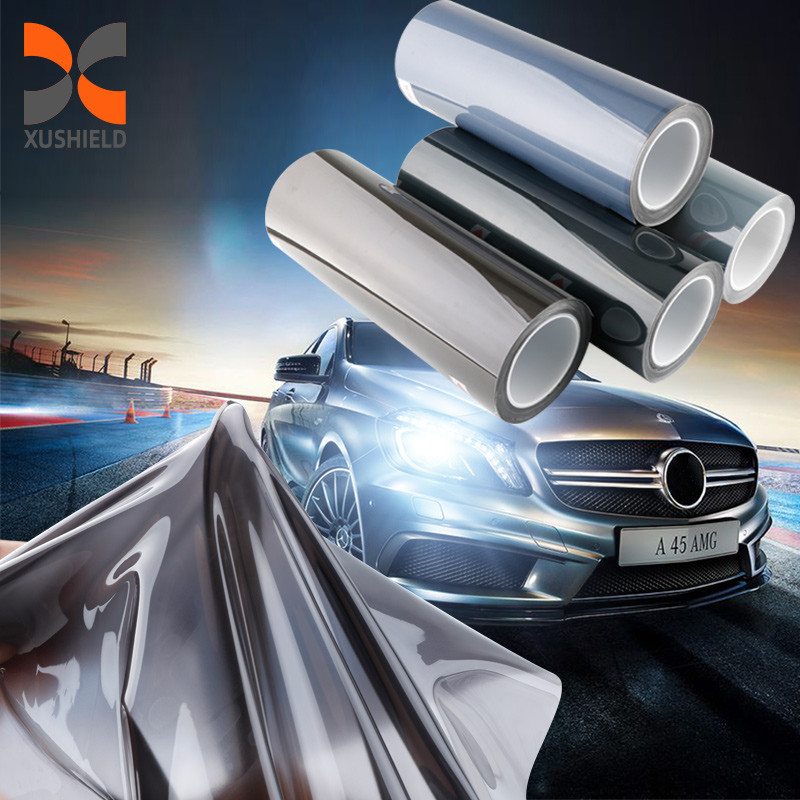 Tpu-Fahrlicht für Fahrzeuge und Autos Ppf-Dunkel-Halbgrau-Schwarz 0,3m*15m Anti-Scrapth