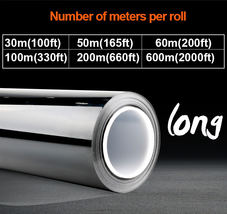 1.52*30m UV-Proof für die Autosicherheit 1 Schicht Carbon Roll Automotive Glass Window Solar Tint Film