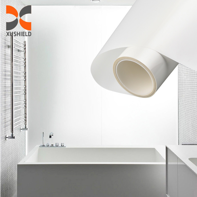 1.52*30m dekorative, hitzebeständige, matte, weiße Glasfensterfarbfläche