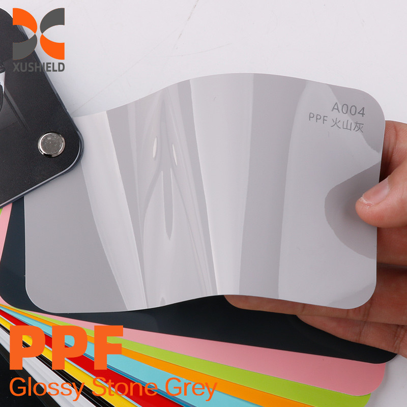 XUSHIELD Auto PPF Selbstklebstoff TPU Autofarbe Schutzfilm nicht gelb Anti-Kratz TPU PPF Film