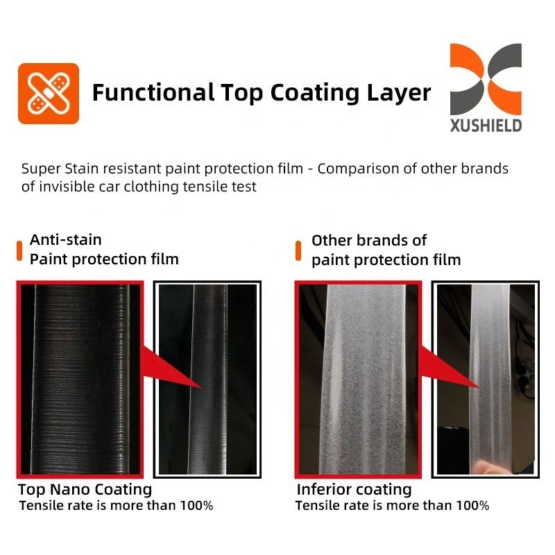 TPH PPF Folie 6Mil-7.5Mil Klar Nano Keramik Lackschutz für Autos