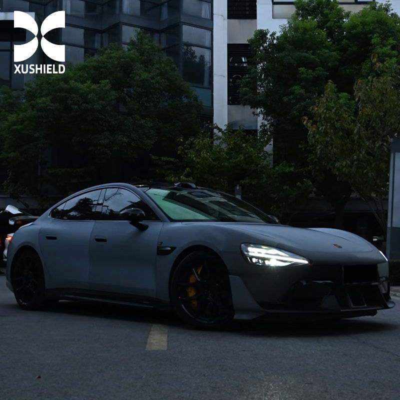 Kundenspezifische USA-Qualität, weltweit niedrigster Preis, Weiß wird Schwarz, TPU PPF Folie, Autoschutzfolie, Autofolie, Sonnenfinsternis Schwarz