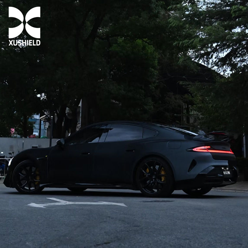 Kundenspezifische USA-Qualität, weltweit niedrigster Preis, Weiß wird Schwarz, TPU PPF Folie, Autoschutzfolie, Autofolie, Sonnenfinsternis Schwarz